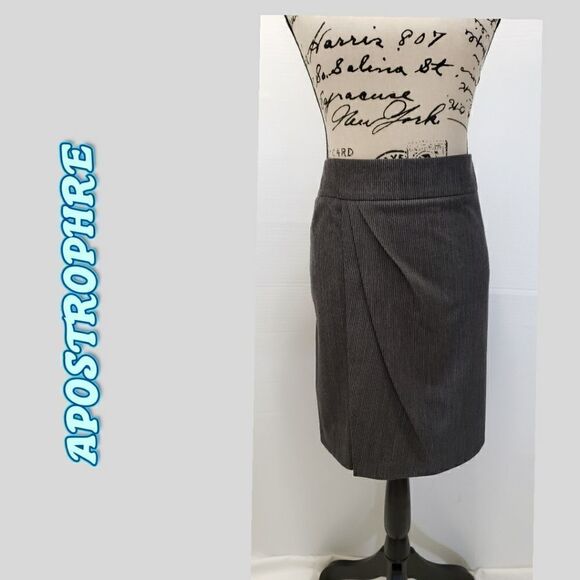 Apostrophre Penstripe pencil  Skirt - Picture 2 of 4